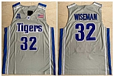 Memphis Tigers 32 James Wiseman Gray College Basketball Jersey,baseball caps,new era cap wholesale,wholesale hats
